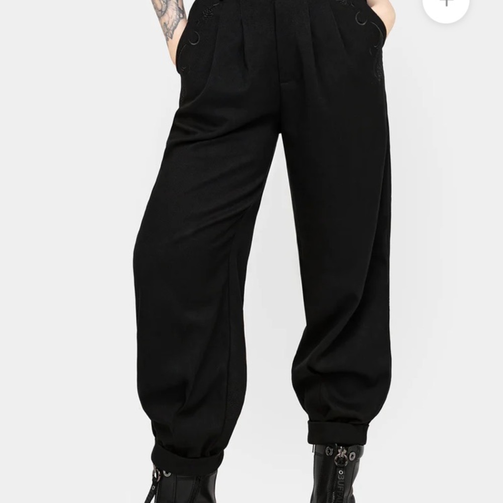 Disturbia Black High-Waisted Pants